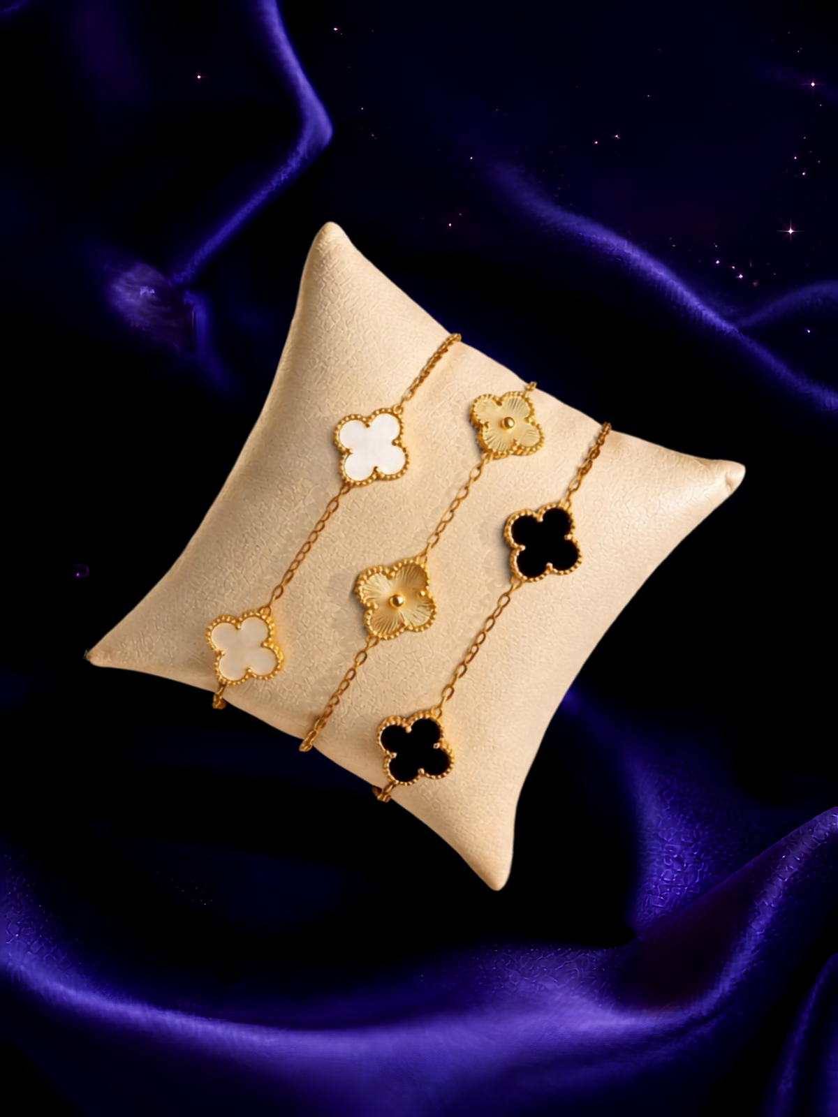 Clover Luxury Bracelet Set – 3 Piece